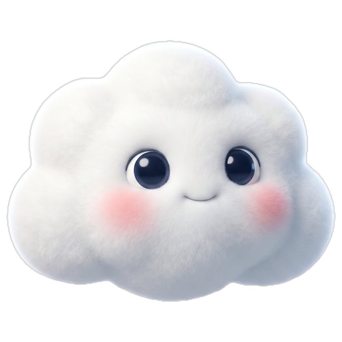 Puffy the cloud mascot